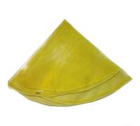 Cubierta del tanque de agua 95cm red de malla para filtro de lluvia - Poliéster negro protector contra hojas y escombros para almacenamiento de jardín (amarillo)