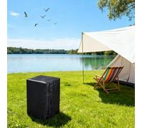 Cubierta eficaz para estufa al aire libre, tela Oxford 210D, protege los quemadores de gas de la lluvia, la nieve y el polvo para una larga vida útil (15.7 x 15.7 x 30 pulgadas)