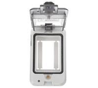 Cubierta Estanca Ip67 Transparente para Enchufes y Cajas de Empalmes | Pc, Ventana Abatible de 180 Grados Cierre Automático, Protección contra Polvo y Salpicaduras