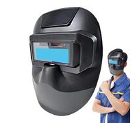Cubierta facial de soldadura - Cubierta facial para soldador 30x20x15 cm, visera opaca automática | Pantalla de soldadura de pantalla opaca LCD, fábrica de electricidad en ma