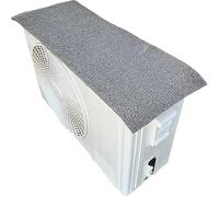 Cubierta for bomba de calor exterior, impermeable, insonorizada, plástico blando, superficie en espiral, protección climática, 110 x 50 cm, resistente a la intemperie(110x50CM/43x20IN)