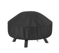 Cubierta impermeable para barbacoa, resistente a los rayos UV, protección para parrilla de gas al aire libre, resistente al viento, a prueba de polvo, tamaño grande (negro, 120 x 75 cm)