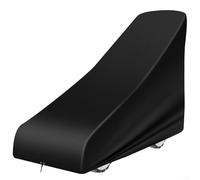Cubierta impermeable para cortacésped, tela Oxford 210D, protección a prueba de viento, para cortacéspedes eléctricas de empuje, equipo de jardín al aire libre, negro, tamaño grande (67 x 191 x 110)