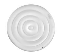 Cubierta inflable reforzada para tapa de piscina para jacuzzis redondos de 4 pies, retención de calor, accesorio de spa al aire libre con diseño de asa, térmica redonda