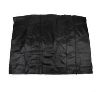 Cubierta para bandeja de hojas, tela plateada resistente con cremallera para carrito de almacenamiento de pan, interior y exterior (A)