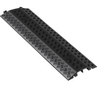 Cubierta para cables tipo "drop over", con capacidad de carga de 7,938 kg por eje, protector de cables resistente para uso intensivo, rampa para cables, cubierta para cables de suelo, ideal para zonas