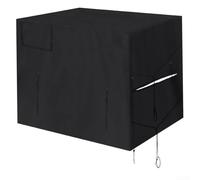 Cubierta para calentador de piscina 210D de 39 x 34 x 31 pulgadas, cordón ajustable y hebilla, resistente a los rayos UV, impermeable, protector de equipo para exteriores para spa solar en el suelo