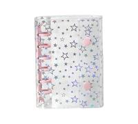 Cubierta para Carpeta Protector de Agenda A7 con Purpurina y Estrellas