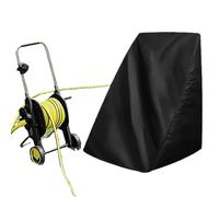 Cubierta para carrete de manguera de agua 66 x 63 x 88 cm con cordón Oxford | Cubierta de jardín para carrete de manguera para nieve, lluvia, sol, piscina, garaje, patio trasero