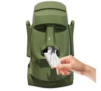 Cubierta para De Pañuelos - ABS 5.71x6.69x9.25in | Estuche Dispensador De Pañuelos | De Almacenamiento De Servilletas Faciales con Diseño De Recarga Fácil para Decoración De Baño De Oficina