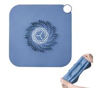 Cubierta para desagüe de ducha, flexible, reutilizable, de 28 cm, de | 28 cm Cuadrados de Silicona Protector de Desagüe Flexible Reutilizable Contenedor de Recuperación para Bañera, Fregadero