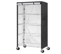 Cubierta para estante de rejilla de alambre: revestimiento de estante de transparente, tapete protector de almacenamiento duradero, protector de superficie impermeable | Accesorio organizador