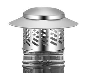 Cubierta para manguera de techo, cubierta de chimenea de acero inoxidable, cubierta de lluvia para chimenea de techo al aire libre, gran herramienta de protección para todo tipo de campanas de asp