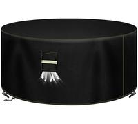 Cubierta para muebles de jardín VDISRR, Ø160x74 cm, resistente al invierno e impermeable. Funda protectora para muebles de jardín con ventanillas de ventilación, fabricada con tela Oxford 600D resiste