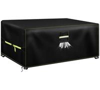 Cubierta para muebles de jardín VDISRR, 200x160x70 cm, resistente al invierno e impermeable. Funda protectora para muebles de jardín con ventanillas de ventilación, fabricada con tela Oxford 600D resi