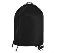 Cubierta para parrilla de barbacoa de 26 pulgadas, Oxford 210D, impermeable, resistente al viento, protector de barbacoa de gas con bolsa de almacenamiento para Weber para patio al aire libre