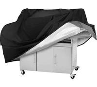 Cubierta para parrilla de gas Unyqoos® fabricada en Oxford 420D (PU3000 mm), impermeable, de 147×61×122 cm. Resistente a desgarros, resistente a los rayos UV, protege contra la decoloración, el óxido 