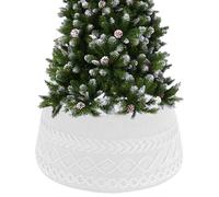 Cubierta para pies de árbol de Navidad | Decoración de reutilizable | Cuello de falda de árbol de Navidad | Para familia, , adultos, niños, navideñas, hogar e interior