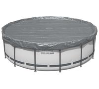 Cubierta para piscina Bestway, diámetro 4,27 m, redonda, de poliéster, color gris