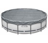 Cubierta para piscina Bestway, diámetro 4,57 m, redonda, de poliéster, color gris
