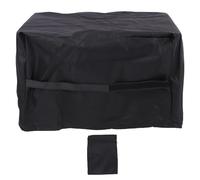 Cubierta para plancha de mesa, impermeable, a prueba de polvo, protección de ajuste preciso para planchas eléctricas de 22 pulgadas, material de PVC 600D negro, 23,75x19,25x12,25