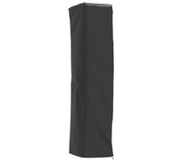 Cubierta para radiador, forma de pirámide, color negro, 420D Oxford, resistente al agua y a los rayos UV, 58 x 58 x 228 cm, para calefactores de terraza, exteriores, protección de muebles de jardín