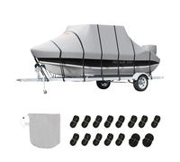 Cubierta para T-Top de VEVOR, de 609 a 670 cm, impermeable, apta para remolques, fabricada en Oxford de poliuretano (PU) de grado marino 600D, con correas y hebillas resistentes al viento, para embarc