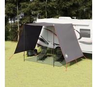 Cubierta para tienda de campaña, lona para camping, toldo para exteriores, tela de sombra gris, 302x240x240 cm
