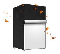 Cubierta pequeña para nevera para exterior, cubierta protectora para refrigerador, cierre magnético, bloqueo UV, cubierta con cremallera para dormitorio, cocina, camping, picnic