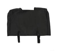 Cubierta plegable para carros de jardín al aire libre, tela Oxford 210D, resistente al polvo, resistente al agua, se adapta a la mayoría de tamaños de vagones utilitarios, color negro, 22 x 17
