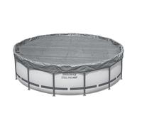 Bestway Cubierta para Piscina 1 Ø3,05 m Redondo Poliéster Gris for
