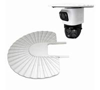Cubierta protectora ABS para cámara EFY PoE Bullet-PTZ Cam S4, resistente a la intemperie, 194 × 176 × 20 mm, protector de lluvia y parasol para cámara exterior, color blanco
