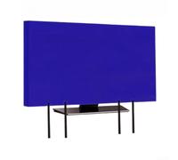 Cubierta protectora de fieltro para pantalla de TV con correas de apriete para modelos LED LCD de plasma para proteger contra arañazos de polvo y humedad mientras se mueve 75 pulgadas azul (75