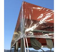 Cubierta protectora para pabellón, 3x4 metros, impermeable y transparente