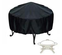 Cubierta Redonda Impermeable para Parrillas 210D | Resistente a los Rayos UV | Funda Protectora para Ahumadores Tipo Domo | Duradera(W30.31xH27.56inch(77x70cm))