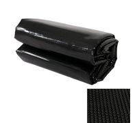 Cubierta solar para piscina, 400 µm, rectangular, 6 x 4 m, color negro