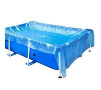 Cubierta solar para piscina, 6, 56x9, 81 pies, cubierta solar rectangular para piscina, calentador, protección UV, bañera de hidromasaje térmica para natación sobre el suelo