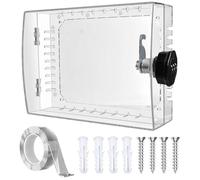 Cubierta termostática con cerradura, resistente dispositivo de montaje en | Caja de fusibles termostática transparente para uso en el hogar, escuela, hotel, hospital, restaurante y