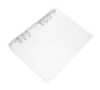 Cubierta Transparente A5 para Tarjetas Coleccionables Anillas y PET | Acabado Ondulado, Cubierta Protectora Antideslizante, para Imágenes y Adhesivos, Exhibición en Escritorio y Estante