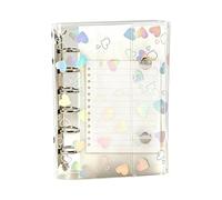 Cubierta Transparente Carpeta - Fundas PVC Universales Recambiables - Cubierta De Anillas De Diario Y Álbum De Recortes,para De Viaje Viajes Negocios Archivos Oficina
