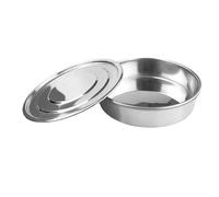 Cubierta y bandeja de tamiz de prueba de 20 cm, acero inoxidable 304, piezas de tamiz de laboratorio