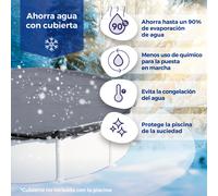 CUBIERTAS INVIERNO PISC. ACERO Ø 380 ref. CIPR301 - GRE
