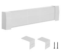 Cubiertas para radiadores VEVOR, serie premium, 917 x 81 x 193 mm, cubierta frontal estándar para radiadores y calentadores eléctricos, cubierta de repuesto de acero resistente, para dormitorios, colo