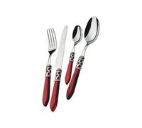 Cubiertos 49 Piezas Bugatti Aladdin Acero inoxidable ALB3M-S4265 Rojo