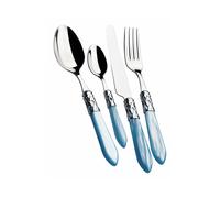Cubiertos 49 Piezas Bugatti Aladdin Acero inoxidable ALC7M-S4265 Azul claro