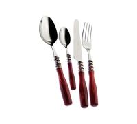 Cubiertos 49 Piezas Bugatti Arianna Acero inoxidable ARB3M-S5465 Rojo