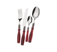 Cubiertos 49 Piezas Bugatti Arianna Acero inoxidable ARC3M-S5465 Rojo