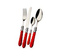 Cubiertos 49 Piezas Bugatti Cristallo Acero inoxidable CSC3T-S1765 Rojo