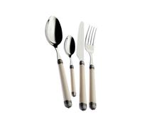 Cubiertos 49 Piezas Bugatti Dorico Acero inoxidable DOBA-S2865 Marfil