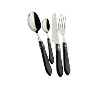 Cubiertos 49 Piezas Bugatti Oxford Acero inoxidable OXBNM-S3265 Negro